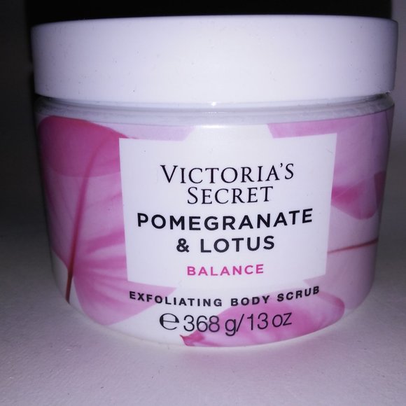 Victoria Secret Exfoliating Body Scrub Pomegranate & Lotus‎ Balance 13oz New - Picture 3 of 5